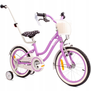 Bicykel Sun Baby Heart 16" fialový